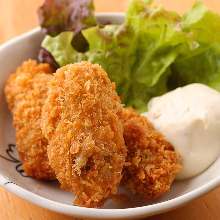 Deep-fried oysters