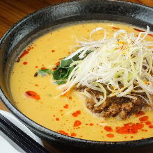 Chinese noodles in Sichuan-style sesame paste soup