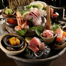 Assorted sashimi, 7 kinds