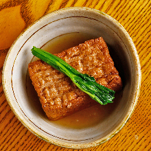 Fried tofu block (a type of oden)