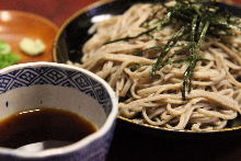 Chilled buckwheat noodles without broth