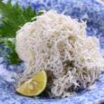 Whitebait with grated daikon