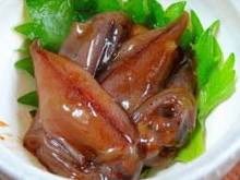 Firefly squid pickled in soy sauce