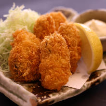 Deep-fried oysters