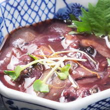 Firefly squid pickled in soy sauce