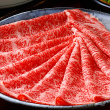 Eve Bi Pork and Miyazaki Wagyu beef A5 rank shabu-shabu