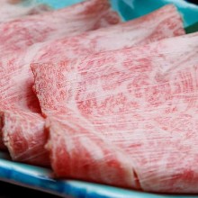 Matsusaka beef sirloin Shabu-shabu or sukiyaki