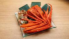Boiled snow crab