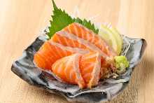 Salmon sashimi