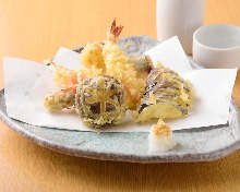 Assorted tempura