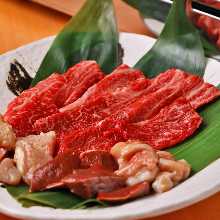 Assorted yakiniku, 4 kinds