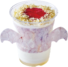 Khezu's red mouth. With Khezu's cup sleeves.(Monster hunter collaboration food)