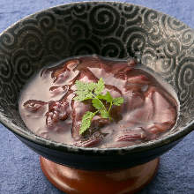 Firefly squid pickled in soy sauce