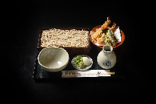 Buckwheat noodles with tempura