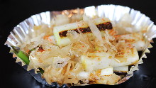 Japanese leek teppanyaki