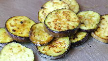 Eggplant and butter teppanyaki