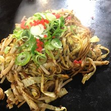 Spicy hot yakisoba noodles