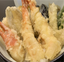 Tempura rice bowl