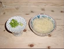 Wheat noodles straight-from-the-Pot