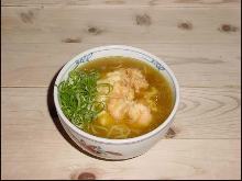 Mixed vegetable tempura udon