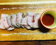 Steamed pork, pork shabu-shabu