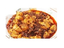 Spicy tofu and ground meat