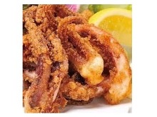 Fried squid legs