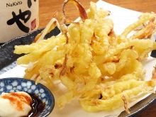 Dried squid tempura