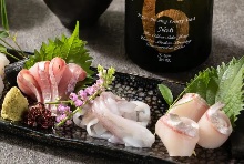 Assorted sashimi, 3 kinds