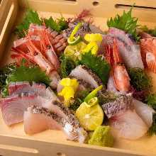 Assorted sashimi, 5 kinds