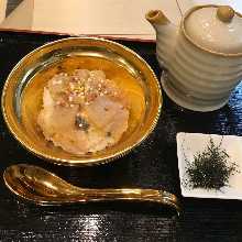 Tai chazuke (sea bream and rice with tea)