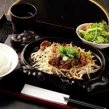 Wagyu beef steak set