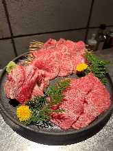 3 kinds of grass-fed beef platter (for 2-3 people) (salt or sauce)