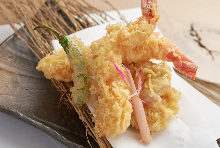 Assorted tempura