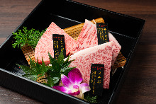 Assorted steaks, 3 kinds(1 type 50g)