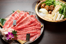 Wagyu beef sukiyaki