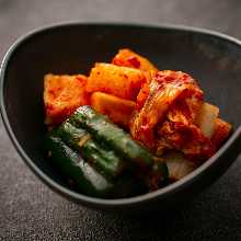 Assorted kimchi