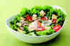 Caesar salad with prosciutto Caesar salad with prosciutto