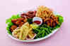 Assorted deep-fried foods Assorted deep-fried foods