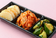 Assorted kimchi