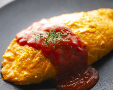 Rice omelet