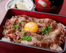 Wagyu beef sukiyaki meal