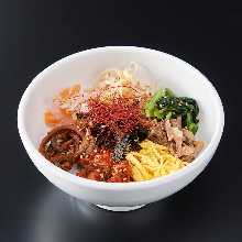 Bibimbap with soup