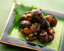 Grilled eel liver
