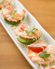 Shrimp and avocado tartare