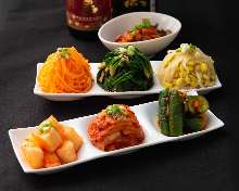 Assorted kimchi, 3 kinds