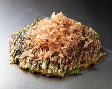 Seafood okonomiyaki