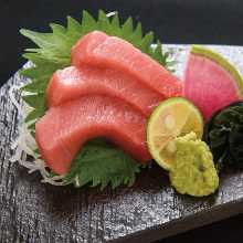 Fatty bluefin tuna sashimi