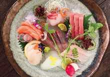 Assorted sashimi of the day, 7 kinds