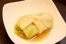 Cabbage Roll with Mochi